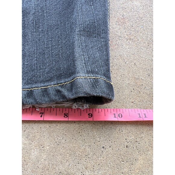 Vintage Red Ape Mens Y2K Black Denim Jeans 40/32 With Logo Patch Y3 - Picture 8 of 11